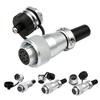 WS16 TQ + ZM 2 3 4 5 7 9 10-контактные авиационные разъемы водонепроницаемые мужские и женские квадратные розетки с металлической резьбой сигнальный светодиод