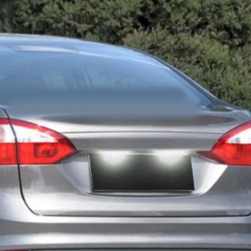 LED License Plate Light For Ford Jaguar XJ XF Fiesta Focus S-MAX Grand C Max Mondeo Kuga Galaxy Ecosport Canbus