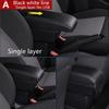 For Fiat Panda II 2 Armrest Box Arm Elbow Rest Center Console Storage box USB Port Interior Dedicated Retrofit Car Accessories