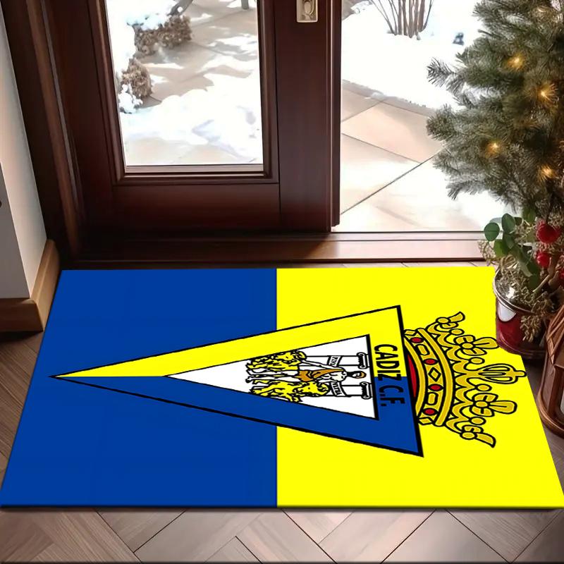 1PC Cadiz Crest Design Rug Game Carpet, Floor Mat for Bedroom Living Room Entryway Rug, Home Decor Idea Gift for Christmas birthday