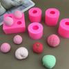 3D Силиконовая форма для клубники, Пищевой безопасный силикон для выпечки, формы для муссовых десертов, формочки для льда, желе, тортов, шоколада
