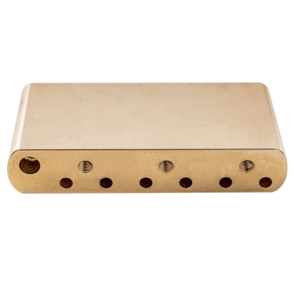 Musiclily Ultra Brass 36mm Short Tremolo Block String Made in China for Squier Affinity Stratocaster Tremolo Bridge MIM-Style (10.5mm Pitch) Pre-2020