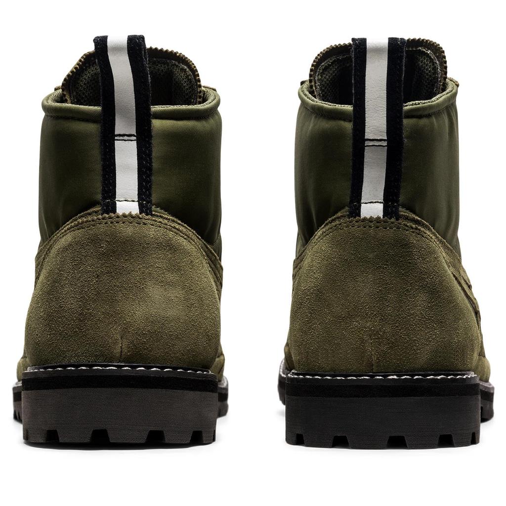 Onitsuka Tiger MEXICO RINKAN Bronze Size Cm Boots, Green/Bronze Green, 24.5