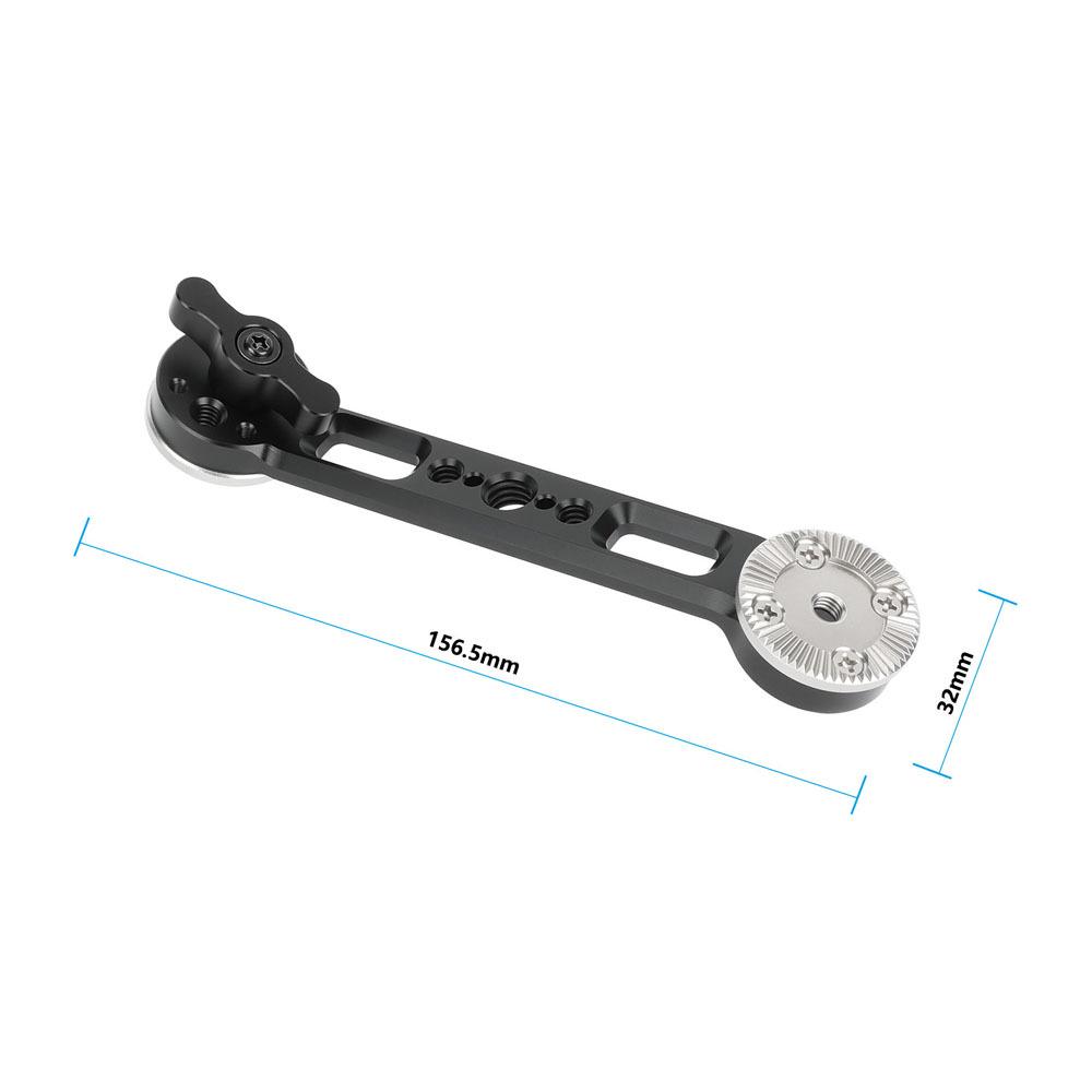 HDRIG M6 Arri Gear Extension Arm with Positioning Holes for Shoulder Mount Photography (Pair) 3855.