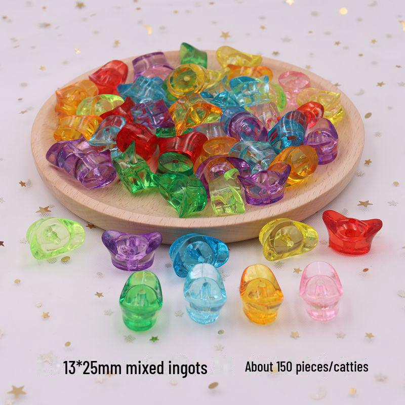 Kids' Gemstone Treasure Shell: Acrylic Diamond and Conch Archaeological Toy.