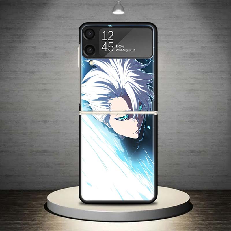 Чехол для телефона Bleach Хитсугая Тоширо для Samsung Galaxy Z Flip 7 6 5 4 3 5G Чехол ZFlip7 ZFlip6 ZFlip4 ZFlip5 ZFlip3 Coque Fund