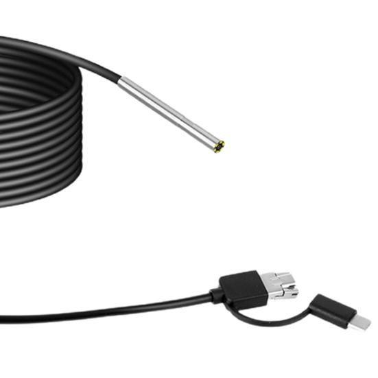 Инспекционная камера AN100, инструменты обнаружения высокой четкости, эндоскоп 3,9 мм высокой четкости 3-в-1 для мобильного телефона