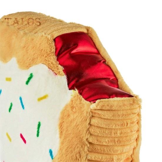 Плюшевая кукла с шоколадной крошкой из печенья, мягкая игрушка в виде животного, симпатичный дизайн сэндвича, печенья, плюшевый мишка, удобная подушка в подарок