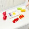 Dollhouse 1:12 Scale Miniature Food Toys Supermarket Fruit Kit with Clear Box for Collectible Display
