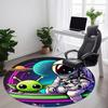 1pc Astronaut Alien Office Round Area Rug, Under Office Chairs Bedroom Living Room Home Decor, Room Deco