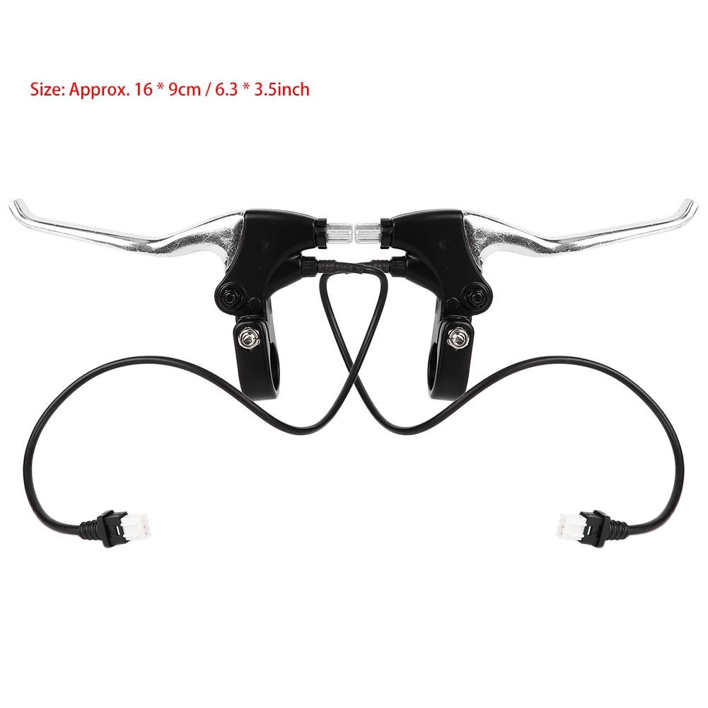 1 Pair Electric Bike Brake Lever Bar Modification Parts for Mountain Road Bicycles