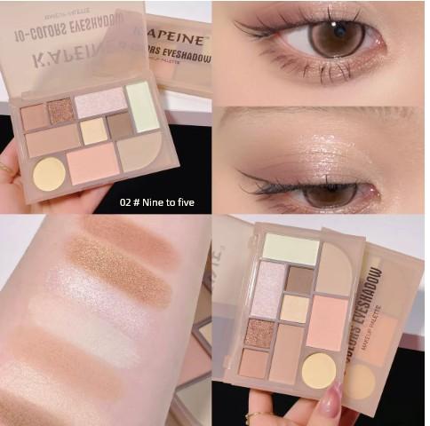Niu Lang Eye Shadow Plate Monochrome Sequin Pearlescent Thin and Glittering Shining Crystal Glitter Pink Eye Zhang Xiaofei Same Eye Shadow
