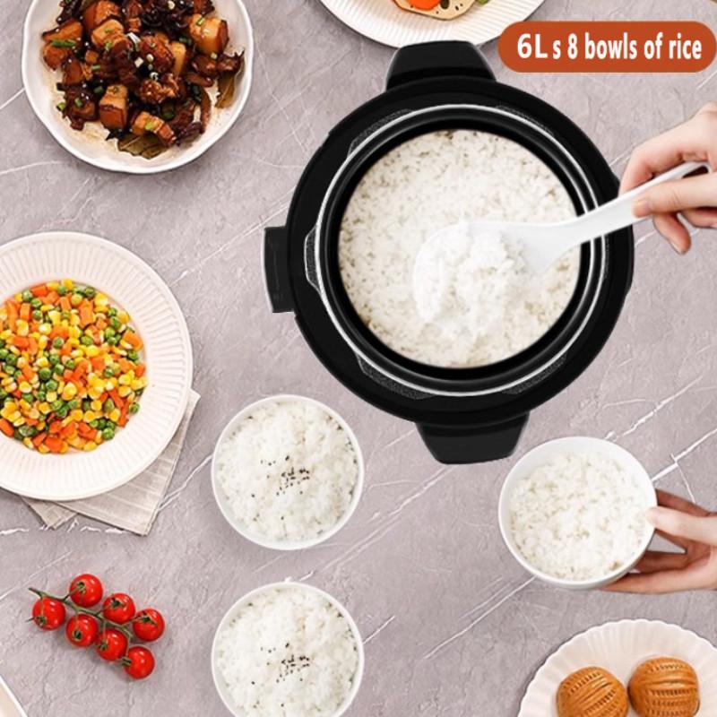 Электрическая скороварка большой вместимости 5 л/6 л, многофункциональная рисоварка, интеллектуальное бронирование, кастрюля для приготовления под высоким давлением