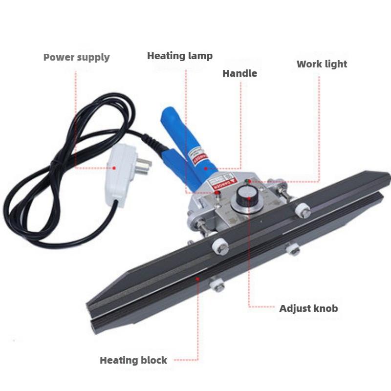 Портативный ручной запайщик тепла Мешок из алюминиевой фольги Мешок из крафт-бумаги Оборудование для запайки прямым нагревом Ручной зажим Запаечная машина