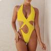 Women One-Piece Swimsuit Black Hollow Out Female Swimwear Sexy Monokini Swimming Suits Beachwear Bathing Suits