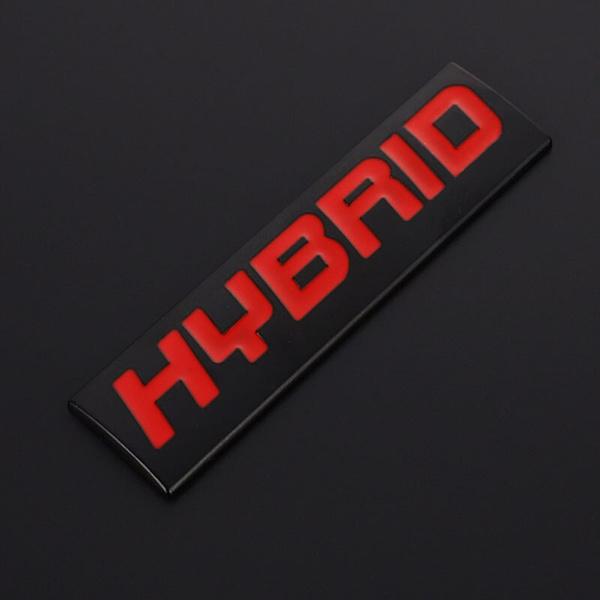 Гибридный логотип, эмблема автомобиля, наклейка на значок