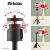 Lightweight Portable Mini Tripod Extendable Tripod Stand Handle Grip with 4 Levels of Adjustable Height