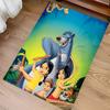 1pc The Jungle Book1 Print Area Rug - Soft, Washable Non-Slip Indoor Mat for Office Chairs, Living Room, Home Office Decorative Rug