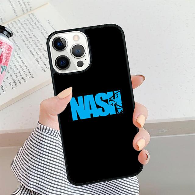 Nash Fishing Logo Phone Case For iPhone 17 Air 16 16e 15 14 plus 11 12 13 Pro max Soft Bumper Shell Cover coque