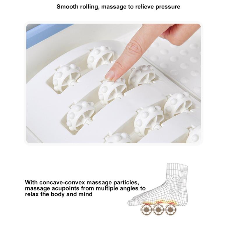 Collapsible Footbath Plain Foaming Massage Bucket Foldable Bucket Foot Bath Bucket Bathroom Foot Wash Basin Laundry Baskets