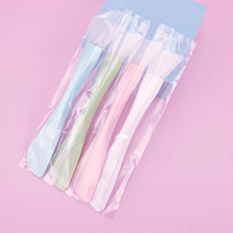 Double Head Silicone Cosmetic Waxing Spatulas Non-Stick Hair Removal Sticks Body Wax Applicator Scraper Wax Applicator Sticks