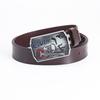 Musician Elvis Style Belt Style Belt Whole Two-layer Cowhide Belt