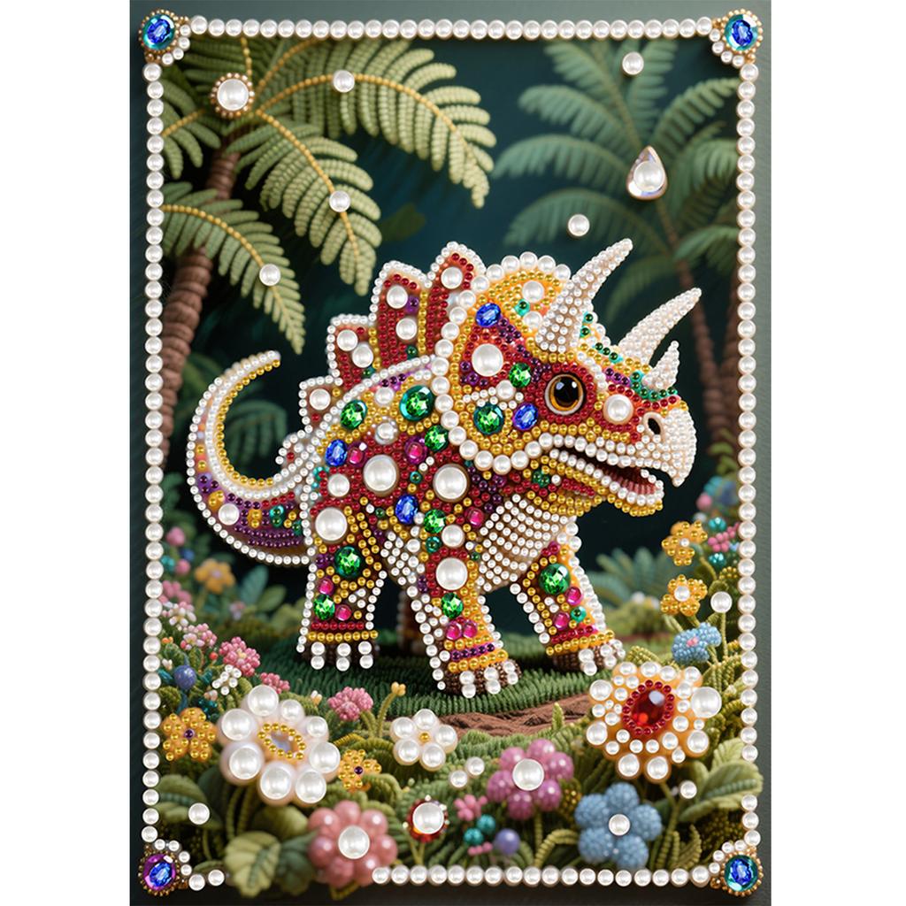 Animal Special Shaped 5D DIY Partial Drill Pearl Gem Diamond Art Painting Kit Home Decor Diamond Dots Pearl Gem Painting 30x40cm