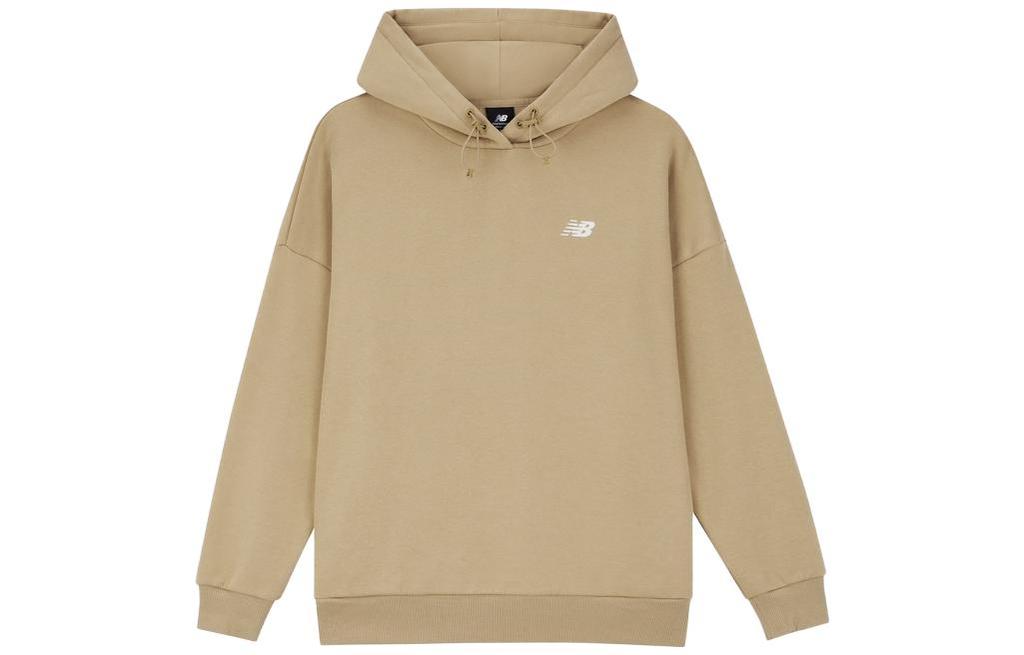 New Balance Толстовки Женские Хаки С Капюшоном Средней Посадки Обычные AWT33328-INC
