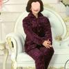 Пижама женская зимняя теплая зимний флис утолщенный коралловый флис три слоя хлопка осенне-зимняя женская одежда для дома