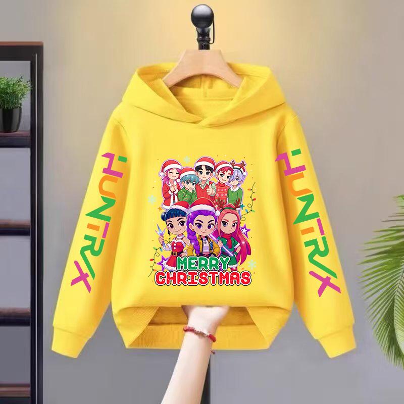 Korean Style KPOP Hoodie, Fashionable and Comfortable Children's Clothing, Christmas Exclusive Gift, Fashionable and Warm Girl's Top