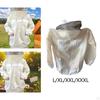 Beekeeping Jacket Beekeeper Clothing Bee Keeping Supplies Breathable Professional Lightweight with