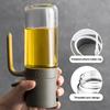 250ml Oil Sprayer Bottle Glass Bottle Cooking Oil Dispenser Olive Oil Bottle Dispenser Sprayer Mister for Air Fryer Salad Baking