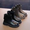 New Spring Autumn Children's Boot Black Brown Versatile Girls Ankle Boots Fashion Causal Versatile Kids Leather Boots Non-slip