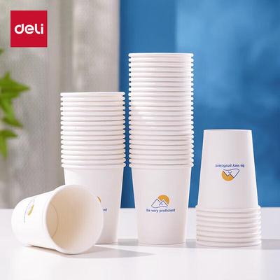 Одноразовые бумажные стаканчики Deli 228 мл (50 штук)