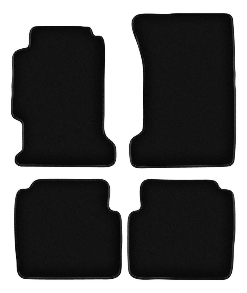 BASIC black velour floor mats for: Honda Accord V station wagon, sedan (1993-1997)