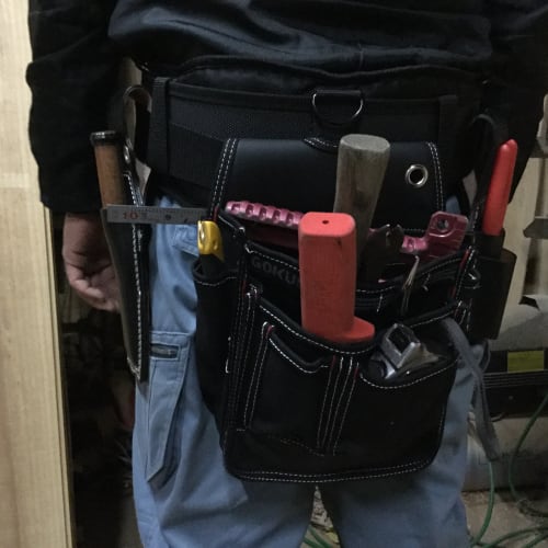 Besttool Gokusho Temporary Frame Nail Bag GKN-23 Black