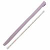 Two-Piece Flute Cleaning Set: Swab (Cleaning Cloth) and Rod by Atelier Tomaaz (Swab: Purple N20 / Rod: LIBERTY Margaret Annie D)