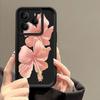 Pink Hibiscus Flower Pattern Case For Xiaomi 14T 13T 11T Pro Funda Redmi Note 14 13 Pro 5G 4G 12 11 Shockproof Bumper Silicone Cover