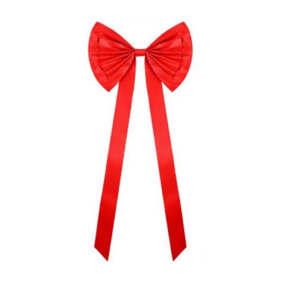 Extra Large Christmas Tree Topper Bows 70.9" X 24" Giant Bow Ribbon Tie for Tree Wreath Wedding Engagement Bachelorette Party Room Backdrop Wall Decor