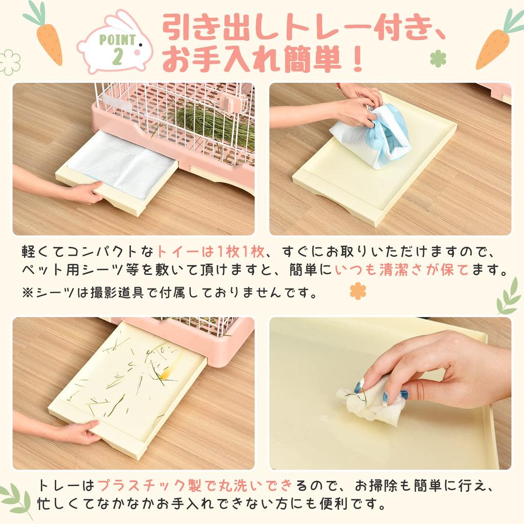 Кролик OSJ Маленький питомец Хомяк Маленькое животное с потолком Разведение Легко в комнате для маленького кролика в помещении Изготовлен из Поставляется с зеленой клеткой, Клеткой, Клеткой, Клеткой,