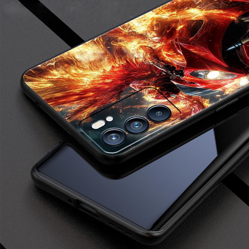 Чехол для телефона на мотоцикл Для Oppo A17 A31 A54 A57 A78 A79 A98 Find X5 X6 Reno 6 7 8 10 11 12 13 F Pro 5G Мягкий ТПУ Чехол Fundas Сумки