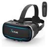 VR Goggles for Smartphones 3D Display with Remote Control Android Viewing Glasses Lightweight and Compatible with Smartphones Inches Head-Mounted
