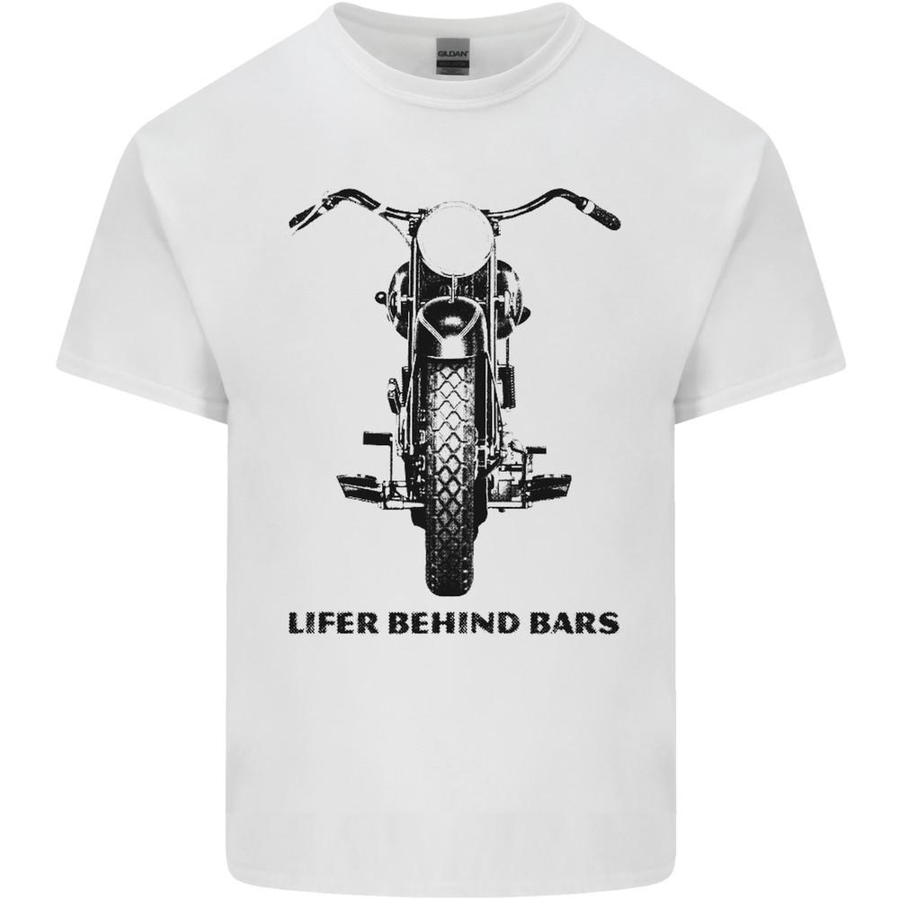 Lifer Behind Bars Motorcycle Motorbike Mens Light Cotton T-Shirt Unisex T-Shirt