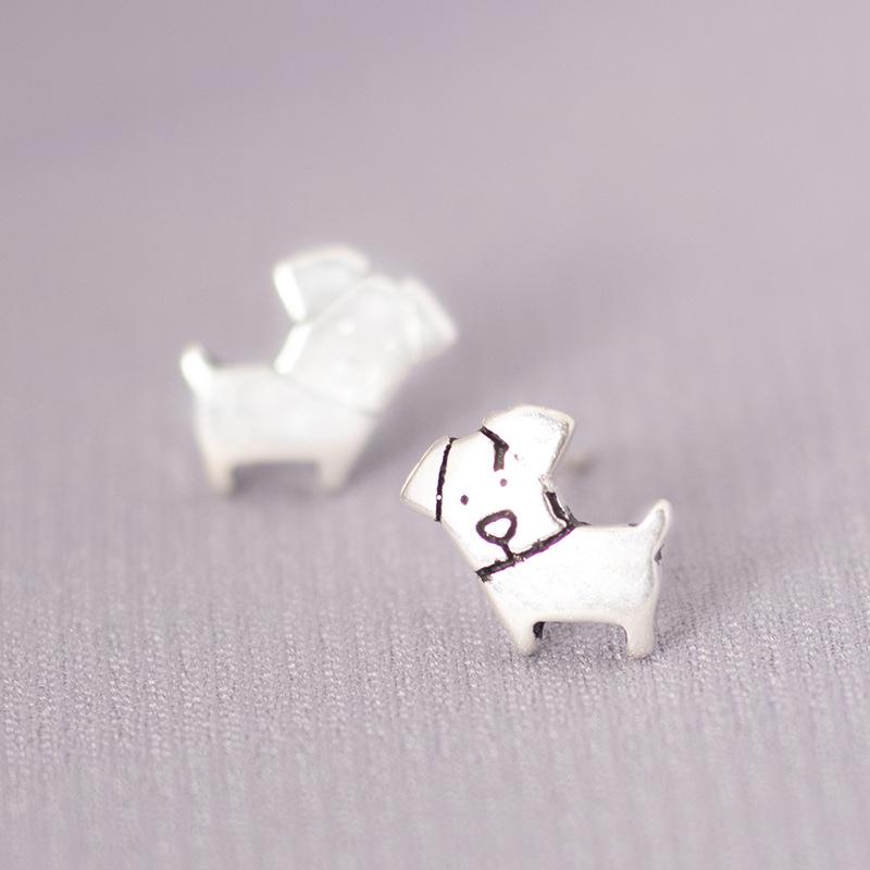 Korean Style S925 Silver Needle Stud Earrings for Women – Minimalist & Personality Design