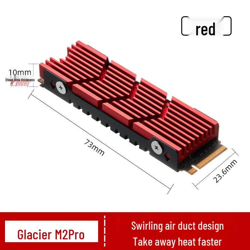 Охладитель SSD Iceberg M2 Pro: Поддерживает твердотельные накопители PS5 2280 NVMe M.2