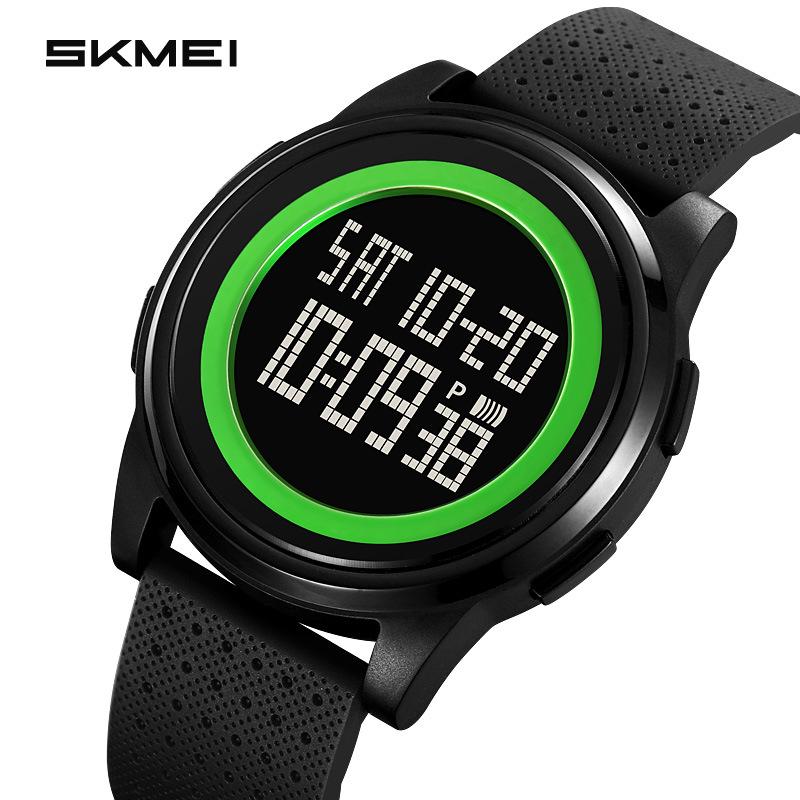 Moment Beauty Fashion Ультратонкие электронные часы Многофункциональные простые часы Мужские студенческие трендовые спортивные водонепроницаемые электронные часы