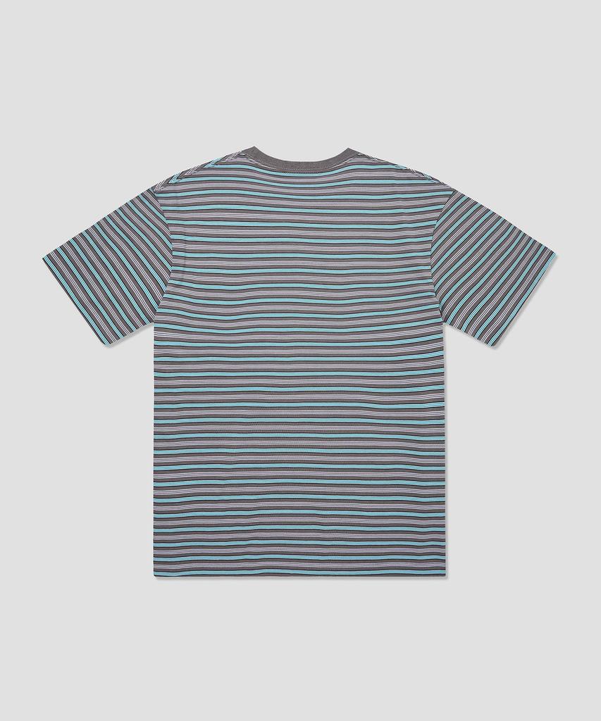 DICKIES Fine Stripe Pocket T-Shirt Gray