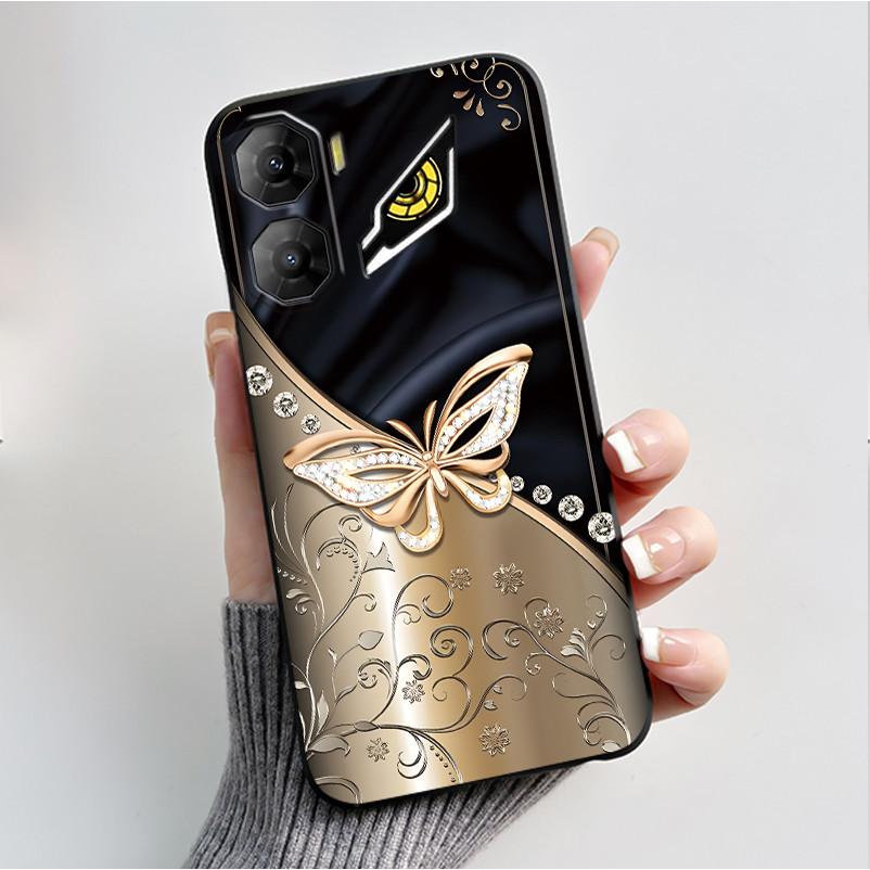 Чехол для печати для ZTE Nubia Neo 3 5G Fundas Capa Мягкий силиконовый черный корпус Чехол ZTE Nubia Neo 3 GT Милый цветочный мультяшный корпус