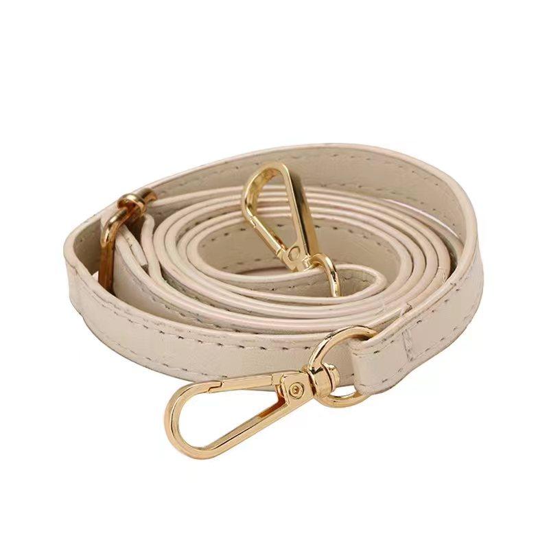 125cm Long Bag Strap PU Leather Shoulder Bag Strap 1.2cm Wide Accessories For Handbags Fashion PU Bag Strap For Crossbody Belts