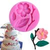 Baking Mold Blossom DIY Peach Design Silicone High Temperature Resistant Tool